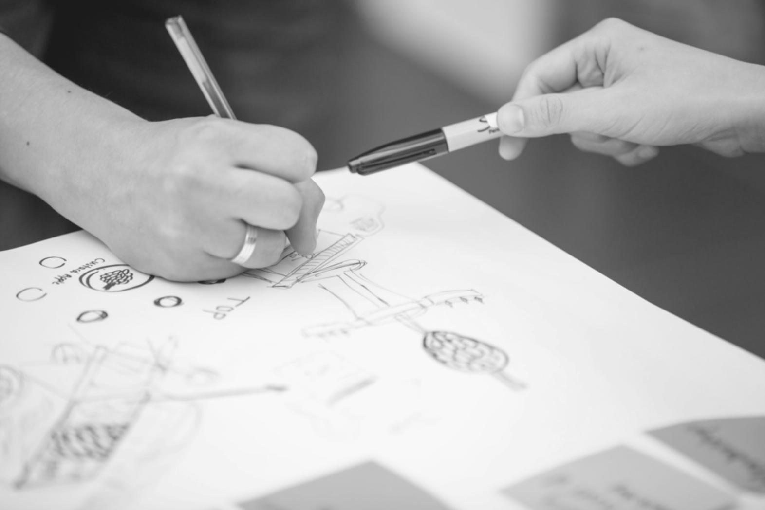 Software developers collaborating on code review techniques